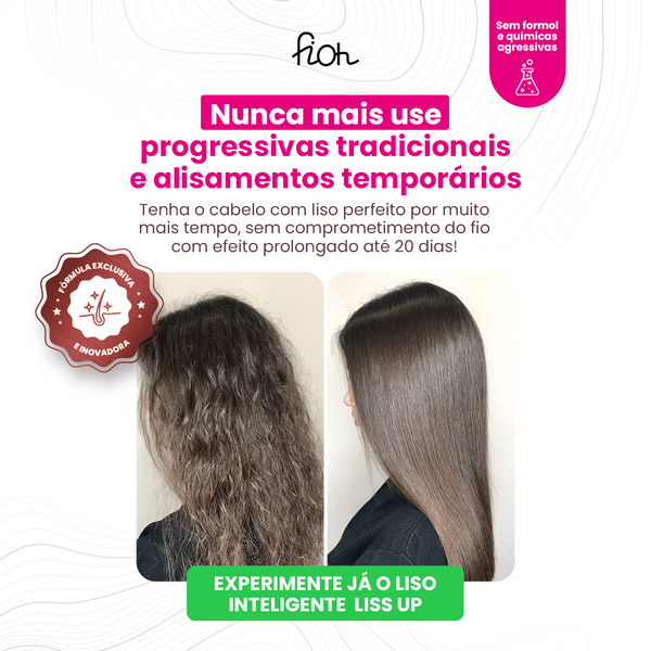 Liss UP Fioh - Liso Inteligente sem Formol